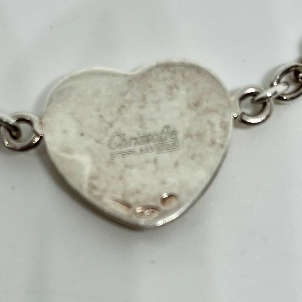 Christofle 925 Sterling Heart Bracelet